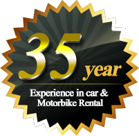 25 Year Experience in car & motorbike Renta in Patongl